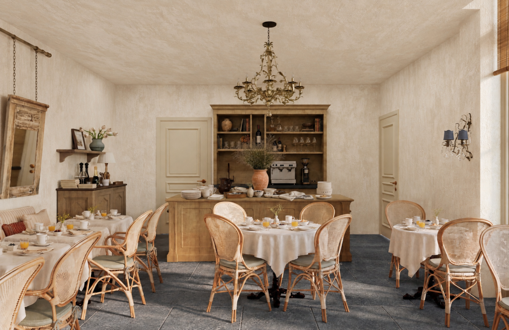 Zetter Amsterdam 717 - Tables and chairs in a dining room