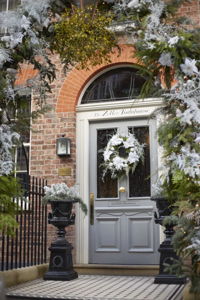 Marylebone festive decorations  Door